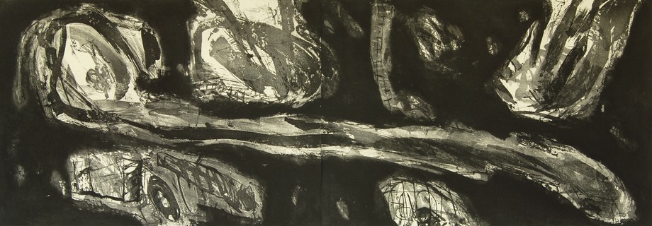 Nine Graces 2 | aquatint | 64×188 cm | 2015